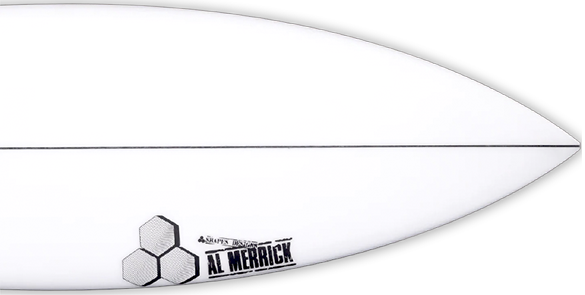 Outline de uma prancha Channel Islands by Al Merrick